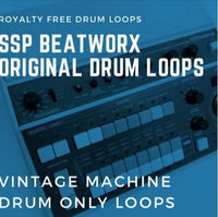 Drum Loops - Vintage electronic drum loop 100 BPM - Royalty free